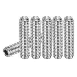 PATIKIL 30 Pcs Hex Socket Grub Screw, M4x16mm Flat Point Grub Bolt 304 Stainless Steel Head Socket Set Screws for Door Handles Light Fixture Repair
