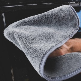 BULLETPROOF ELEMENTS® Polishx Sensitive Microfibre Cloth 40 x 40 cm Grey 570 gsm
