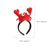 WOONEKY 2pcs Cute Lobster Crab Headbands Cartoon Hair Accessories for