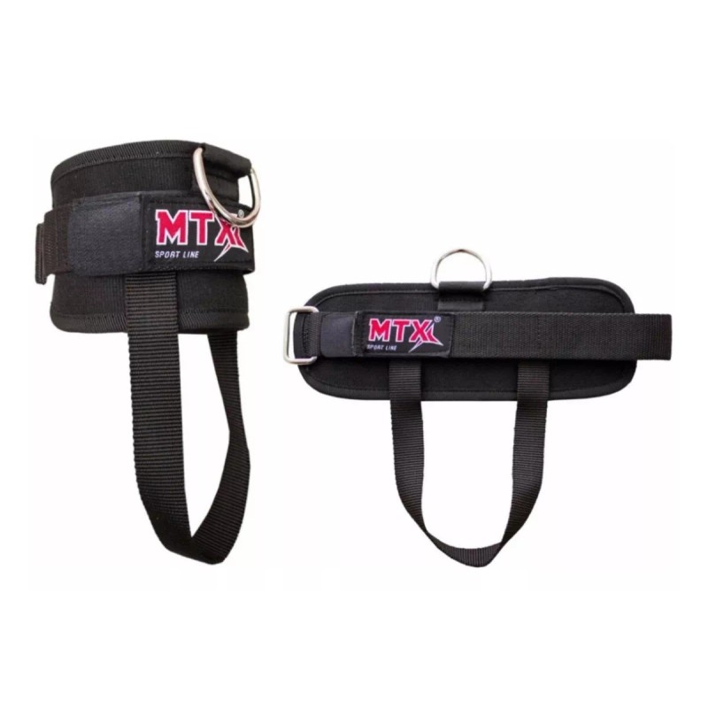 MTX Grilletes Con Talonera Para Ejercicios De Pierna Con Poleas
