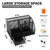 Eidoct Mesh Desk Organiser & Pen Holder with 6 Compartments