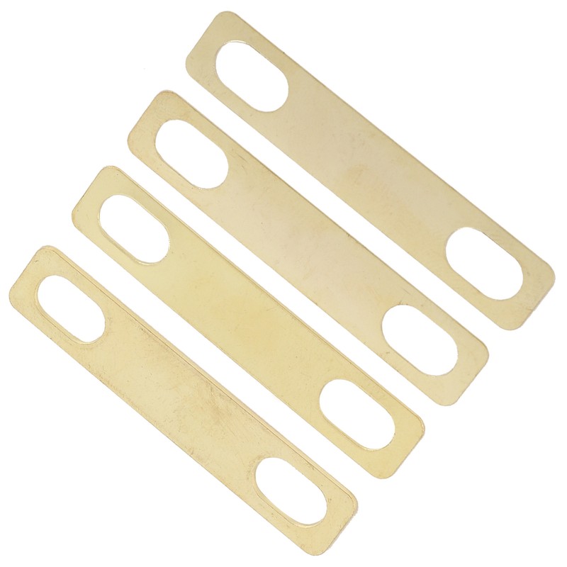 4Pcs Guitar Neck Shim Brass Material Heightening Gasket Set Musical