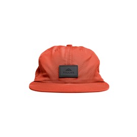Tillak COHO Six Panel Hat, Kodra Nylon 6 Panel Cap with Snap Closure (Supai Red)