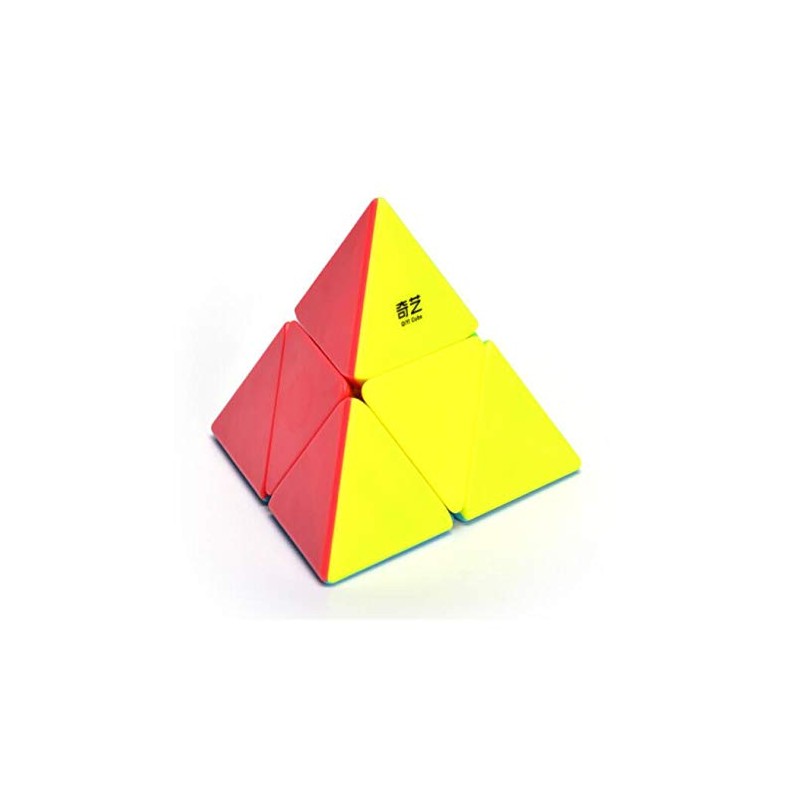 CuberSpeed Pyramorphix stickerless Speed Cube Pyramid 2x2 Cube Triangle Speed
