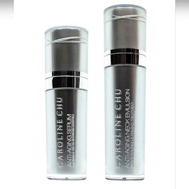 CAROLINE CHU ANTI-AGING SERUM NECK EMULSION SET RENEWS, REJUVENATES, MOISTURIZES