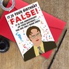 The Office Birthday Cards, Hilarious Dwight Birthday Card, Funny Office
