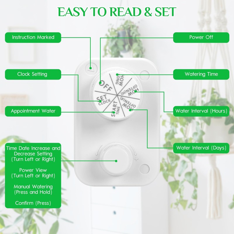 Yaskyly Automatic Watering System Reliable Plant Self Watering System Automatic