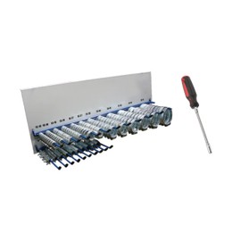 220 x Hose Clamps Pipe Clamps Assortment Including Rack Set 6-70 mm with Screwdriver Flexible