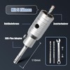 38 mm Drill Bit Set with SDS Plus Adapter 110