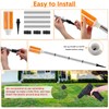 Macarrie 9 Packs Solar Powered Driveway Markers Lights Reflective Driveway