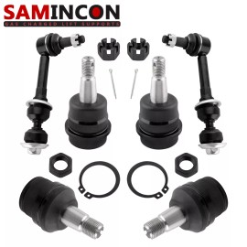 Unbranded 6pc Front Sway Bars Upper & Lower Ball Joints for 1995-1999 Ram 1500 2500