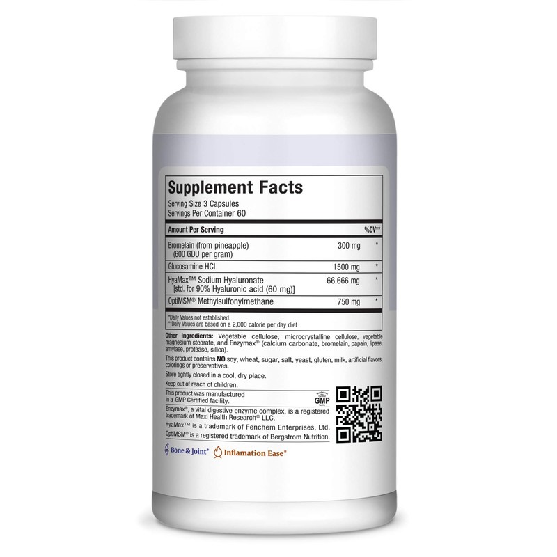 Maxi Health Premium Glucosamine Complex, 180 Count