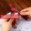 Zonon Student Protractor and Compass Set, Student Geometry Math Set
