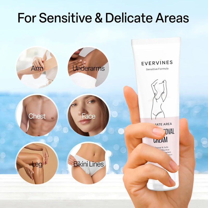 Crema Depilatoria Para Mujeres: Bikini Pubic & Áreas Íntimas