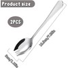 2PCS Stainless Steel Sporks – for Camping, Travel, Lunchboxes –