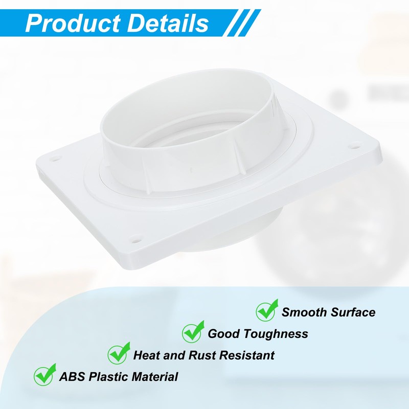 PATIKIL Dryer Vent Connector Kit Fit 4 Inch Ducting, 2
