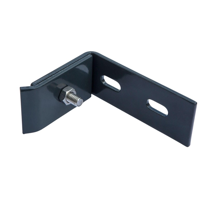 Wall Connection Angle Connector in Anthracite 100 x 65 Fence