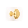 Gedotec Designer Furniture Knobs, Brushed Gold Vintage Cabinet Knobs, Pack