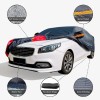 DINGHAO Car Cover Waterproof All Weather for Automobiles, 6 Layers