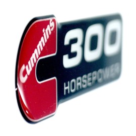 n/a Cummins 300 HORSEPOWER DIESEL EMBLEM