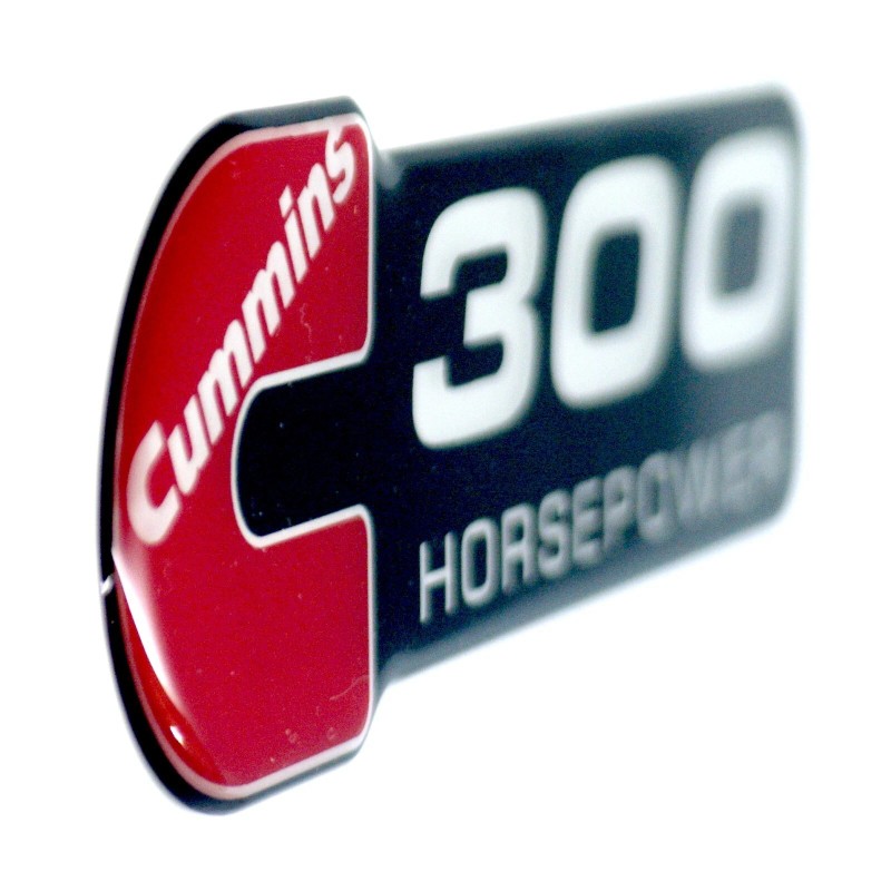 n/a Cummins 300 HORSEPOWER DIESEL EMBLEM