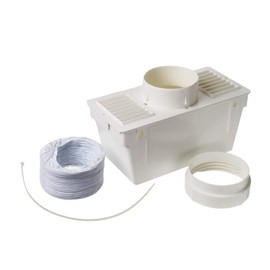 FIND A SPARE Universal Tumble Dryer Effective Indoor Internal Condenser Vent Hose Kit 4" / 1.20m