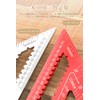 Triangular Ruler, Woodworking, 2 Colors, Red, Black, Right Angle Ruler,