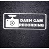 (3 pcs) Dash Cam Recording Sticker Dash Cam Video Bumper