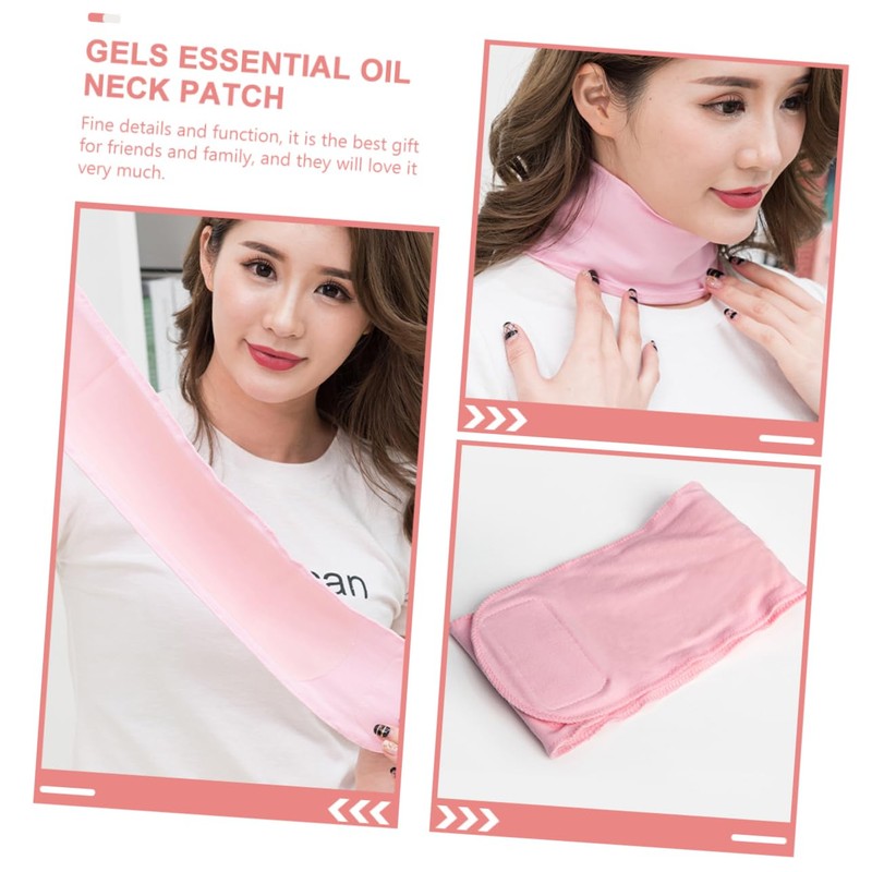 KOMBIUDA Moisturizing Neck Pad Essential Oil Gels for Neck Lift