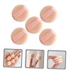 Angoily 5pcs Mini Flocking Powder Makeup Sponges for Women Soft