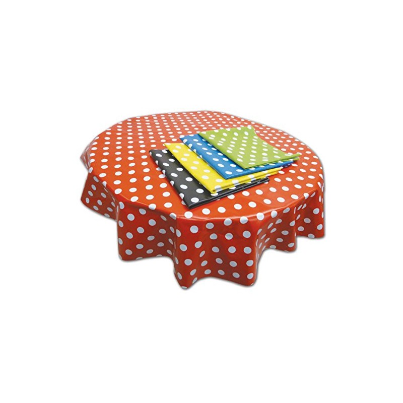 Springboard PVC Circular Tablecloth and Floor Cover - Round Wipe