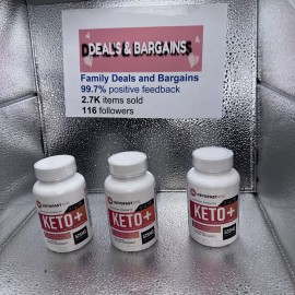 KETOFAST4ME 3 KetoFast4 Maximum Strength Keto 525mg 30 Apple Cider Vinegar Gummies Ex 01/26