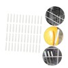 Artibetter 200pcs Dishwasher Protector White shelfs rerack Cover caps for