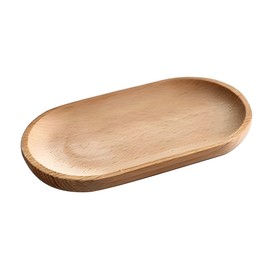 Cafe Tray, Wooden Tray, Small Tray, Small Tray, Scandinavian Mini Tray, Natural Wood, Stylish Tray, Small Plate, Multi Tray, Plate, Multi Tray, Cash Tray (7.1 x 3.9 inches (18 x 10 cm), Zelkova