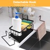 TNOMSNO Sink Organiser, Sink Organiser with Drip Tray, Kitchen Organiser