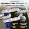 Straight Shackle with Eye Bolt - 3.25t Load Capacity -
