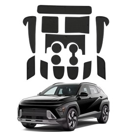 CDEFG Compatible with Hyundai Kona SX2 Hybird 2024 2025 Rubber Mats Centre Console Non-Slip Mats Non-Slip Rubber Car Mat Kona 2024 Accessories (SX2 Electronic [Petrol])