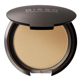 Bissú Maquillaje Compacto, Polvo Mate en 15 Tonos, Sin Aceites, Reduce Brillo y Líneas de Expresión (15 Coccoa, Mediano)