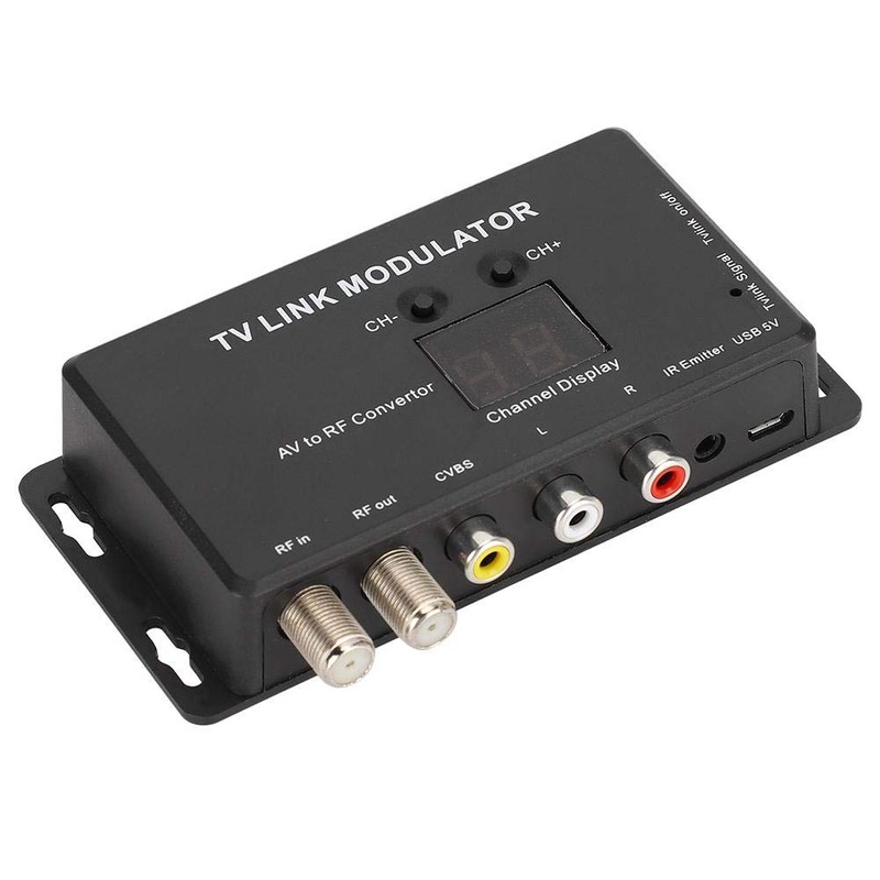 TM70 UHF TV Link Modulator AV to RF Converter IR
