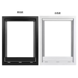 A. M 펫도어 중형견 개구멍 현관 펫도어중형견 출입구 PVC [D. 엘 블랙] Pet Door for Medium Dogs Entrance PVC [D. El Black]