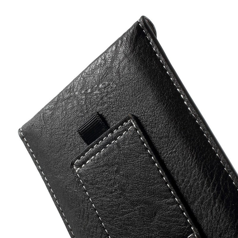 DFVmobile - Belt Case Cover Premium Synthetic Leather Vertical and