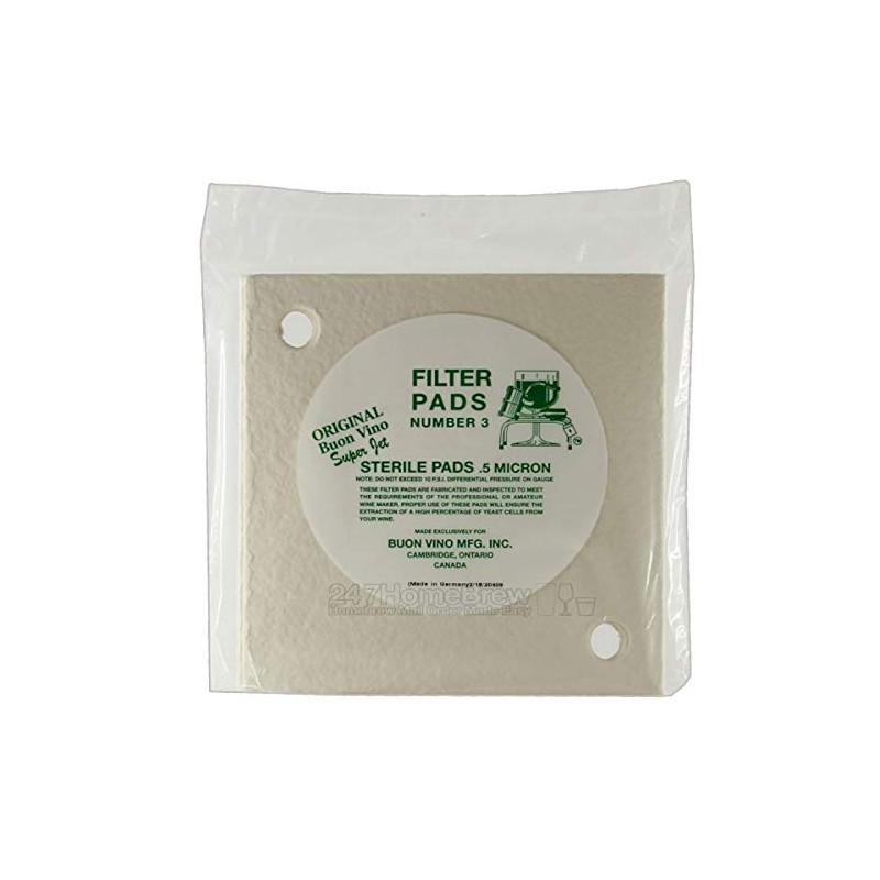 Buon Vino Super Jet Filter Pads - Sterile No 3