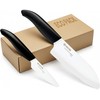 KYOCERA 2-Piece Ceramic Knife Set 5.5" Santoku and 3" Paring