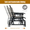 S AFSTAR 2-Person Outdoor Glider, Patio Glider Bench Chairs with