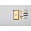 Baldwin 4860 3" x 1-1/2" Illuminated Rectangular Door Bell from