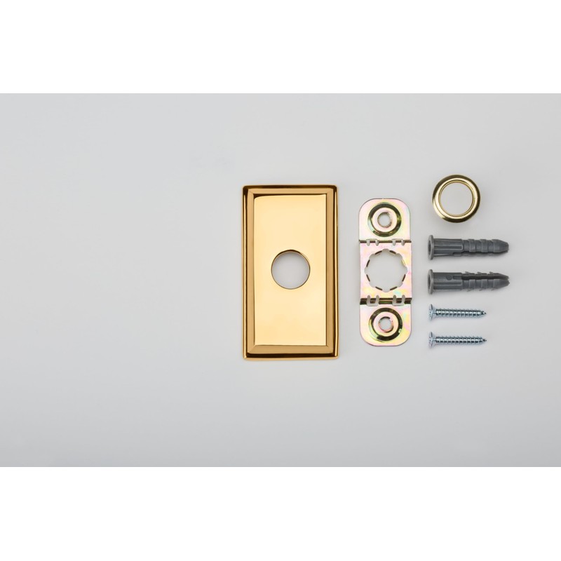 Baldwin 4860 3" x 1-1/2" Illuminated Rectangular Door Bell from