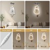 Ragdoll Cat LED Lighted Clock with Swaying Tail - Neon