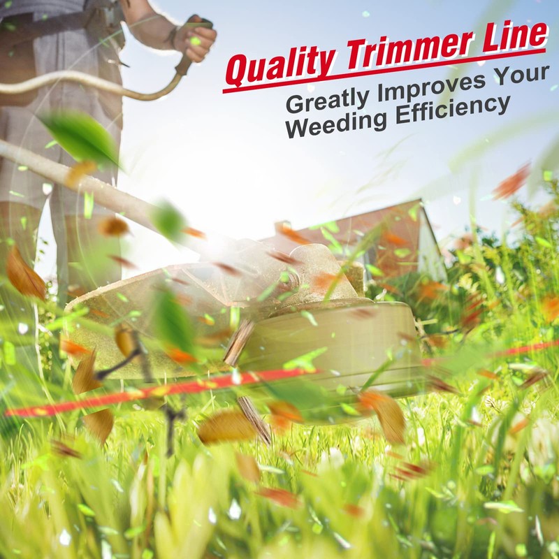 6 Pcs WA0010 Replacement Trimmer Spool for Worx, 0.065 Inch