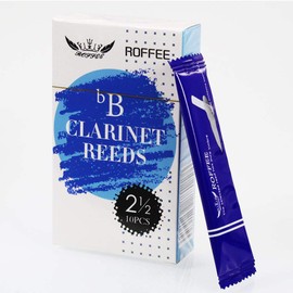 ROFFEE Bb Clarinet Reeds Strength 2.5,Box of 10