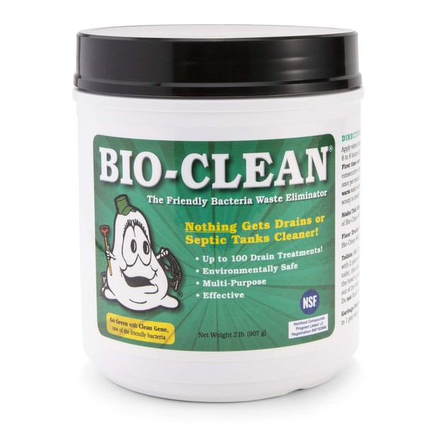 Bio-Clean Drain Septic 2# Can Cleans Drains- Septic Tanks -